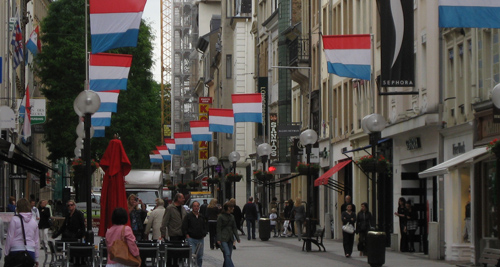 Grand Rue before National Day